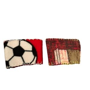 Fleece Coffee Cup Sleeves Soccer Coffee Cup